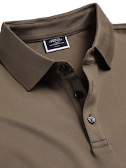 قميص بولو بيكيه سادة بكم طويل من Charles Tyrwhitt - صورة 4 من 5
