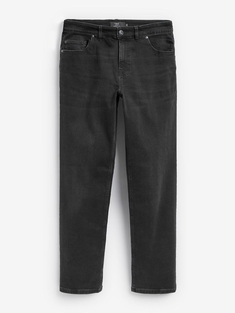 Black Classic Stretch Relaxed Fit Jeans - Image 11 of 11