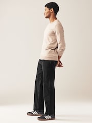Black Classic Stretch Relaxed Fit Jeans - Image 3 of 10