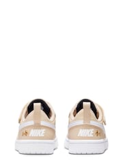 Нейтральный - Детские низкие кроссовки Nike Court Borough Recraft - Изображение 6 из 11