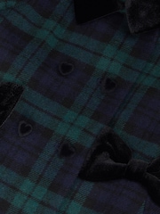 Monsoon Green Charlotte Tartan Coat - Image 2 of 2