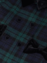 Monsoon Green Charlotte Tartan Coat - Image 4 of 4