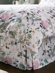 White/Pink Reflections Floral 100% Cotton 200 Thread Count Valance - Image 2 of 2