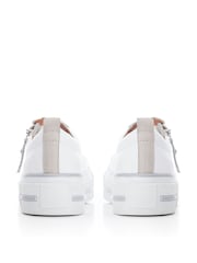 Moda In Pelle FILICIAN CHUNKY LEATHER TRAINER WITH ZIP AND LACE-UP CLOSURE - Image 3 of 3