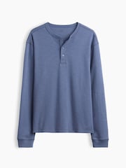 Zils - Gap Relaxed Henley T-krekls - Attēls 5 no 5