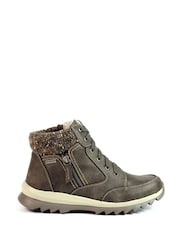 Lunar Buttermere Taupe Waterproof Brown Ankle Boots - Image 2 of 7