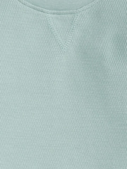 Light Blue/Neutral Long Sleeve Textured T-Shirts 3 Pack (3mths-7yrs) - Image 6 of 6