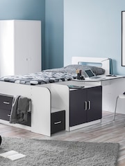 Julian Bowen White Cookie Cabin Bed with Storage - Image 1 of 4
