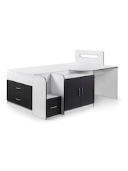 Julian Bowen White Cookie Cabin Bed with Storage - Image 3 of 4