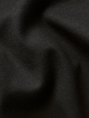 Charles Tyrwhitt Black 100% Cotton Plain Long Sleeve Jersey Polo Shirt - Image 5 of 5