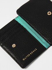 Oliver Bonas Black Millie Zipped Pouch Bag - Image 6 of 6