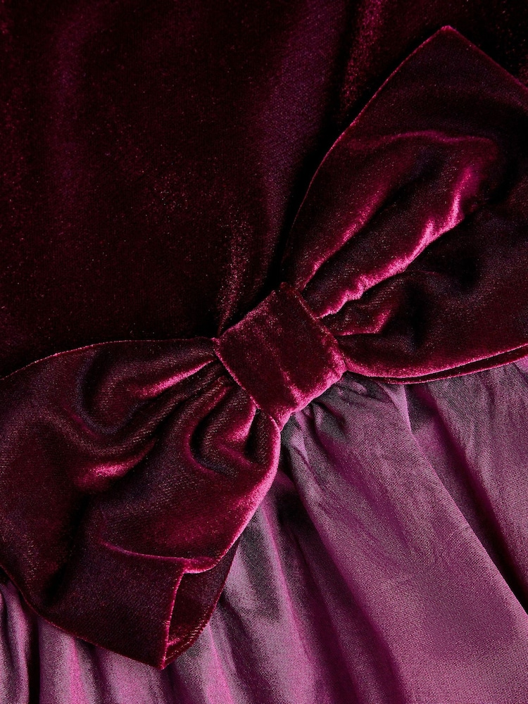 Monsoon Purple Maisie Velvet Bubble Hem Party Dress - Image 4 of 4 Monsoon Purple Maisie Velvet Bubble Hem Party Dress - Image 4 of 4