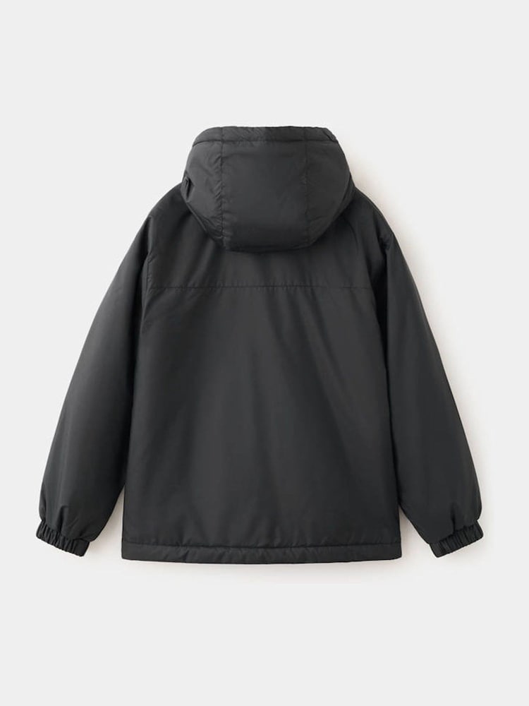 Mango Black Hooded Raincoat Jacket - Image 2 of 4 Mango Black Hooded Raincoat Jacket - Image 2 of 4