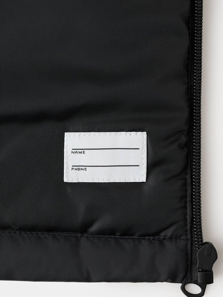 Mango Black Hooded Raincoat Jacket - Image 4 of 4 Mango Black Hooded Raincoat Jacket - Image 4 of 4
