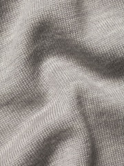 Charles Tyrwhitt Grey Pure Merino V-Neck Jumper - Image 3 of 3