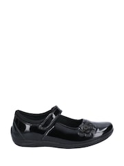 Hush Puppies Black Jessica Junior School Shoes - Image 1 of 4