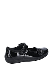 Hush Puppies Black Jessica Junior School Shoes - Image 3 of 4