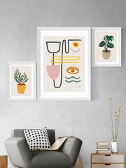 East End Prints Yellow Plants 1 by Dan Hobday - Image 2 of 3