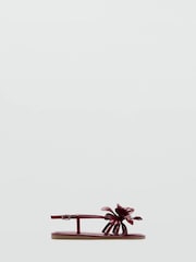 Mango Red Floral Sandals - Image 2 of 6