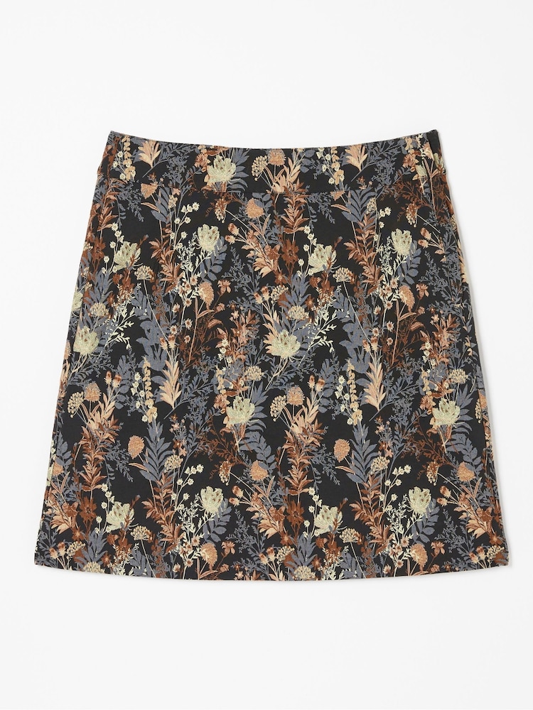 FatFace Black Cally Jacquard Skirt - Image 5 of 5
