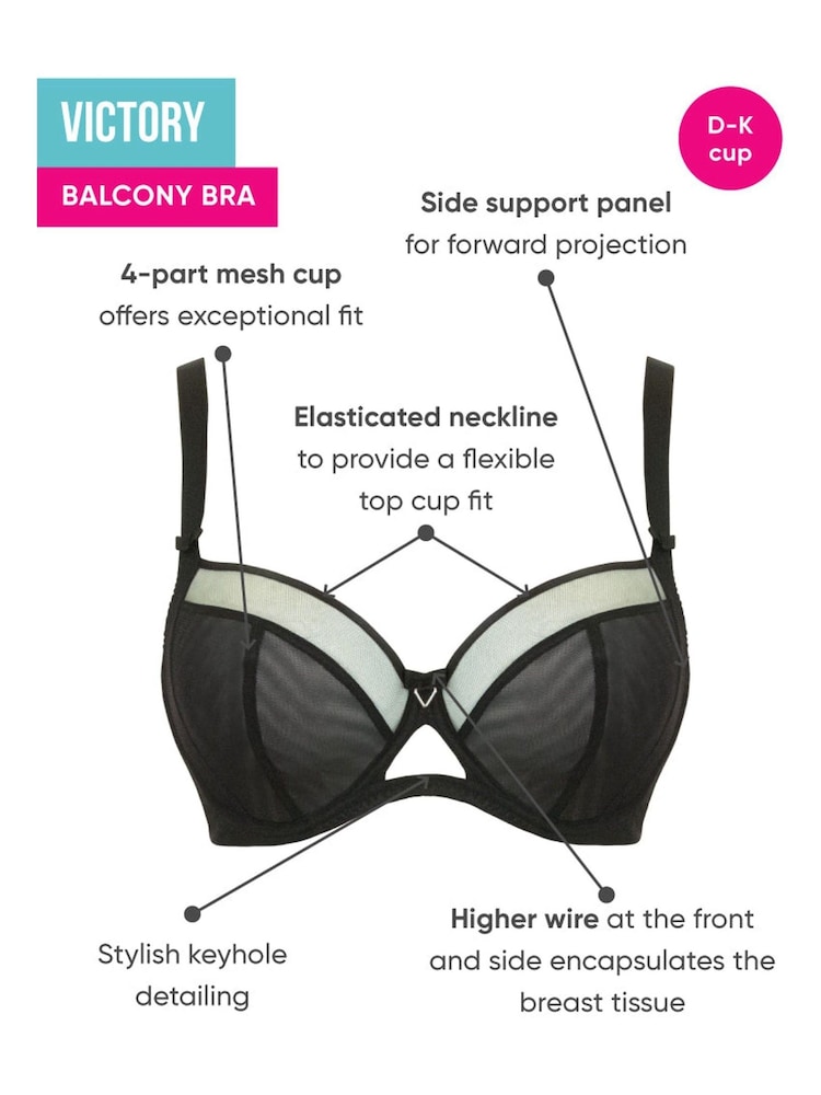 Curvy Kate Victory Side Support Balcony Bra - Image 8 of 8