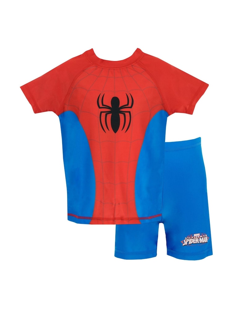 Character Red Spider-Man Boy Top & Shorts Set - Image 1 of 4