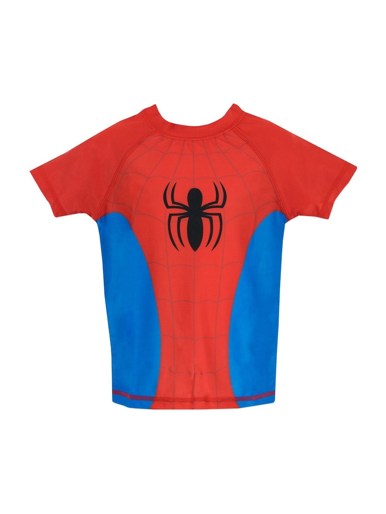 Character Red Spider-Man Boy Top & Shorts Set - Image 2 of 4