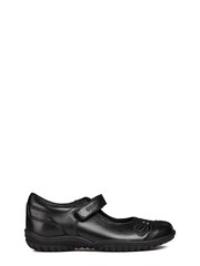 Geox Junior Girl's Shadow Black Ballerina Shoes - Image 1 of 5