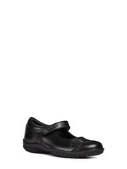 Geox Junior Girl's Shadow Black Ballerina Shoes - Image 2 of 5