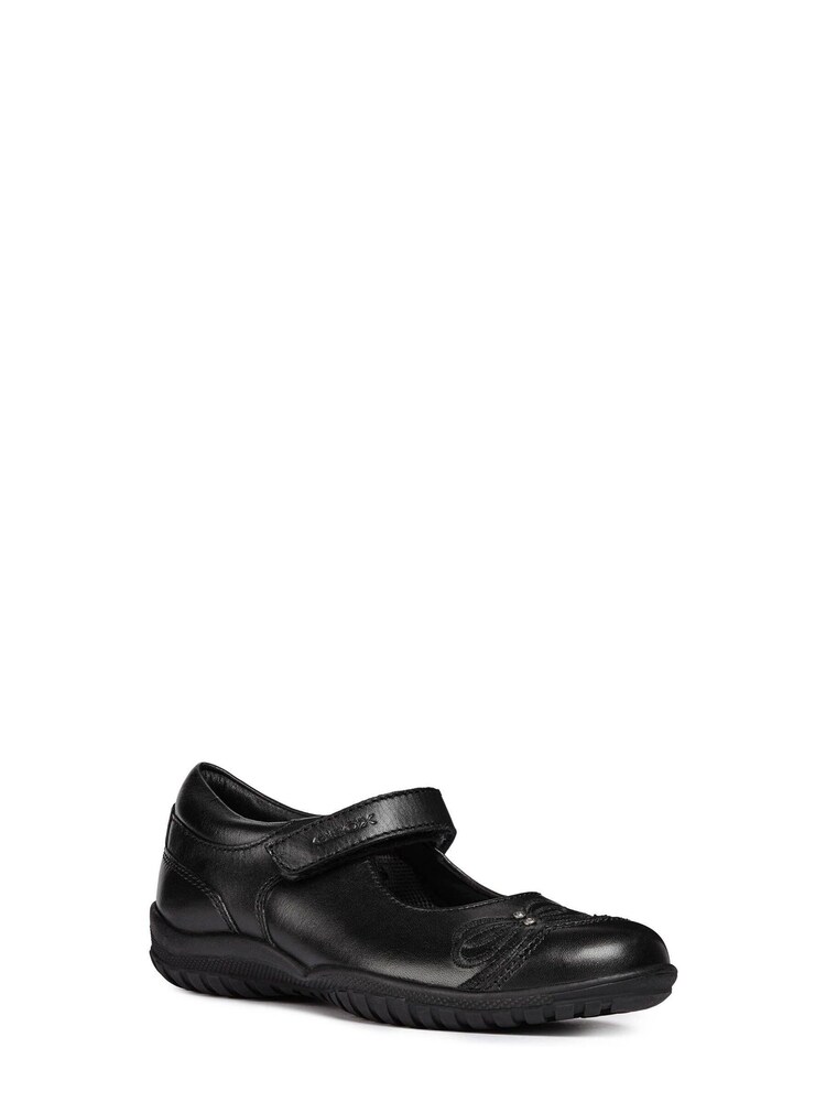Geox Junior Girl's Shadow Black Ballerina Shoes - Image 2 of 5