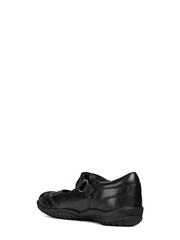 Geox Junior Girl's Shadow Black Ballerina Shoes - Image 3 of 5