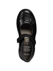 Geox Junior Girl's Shadow Black Ballerina Shoes - Image 4 of 5