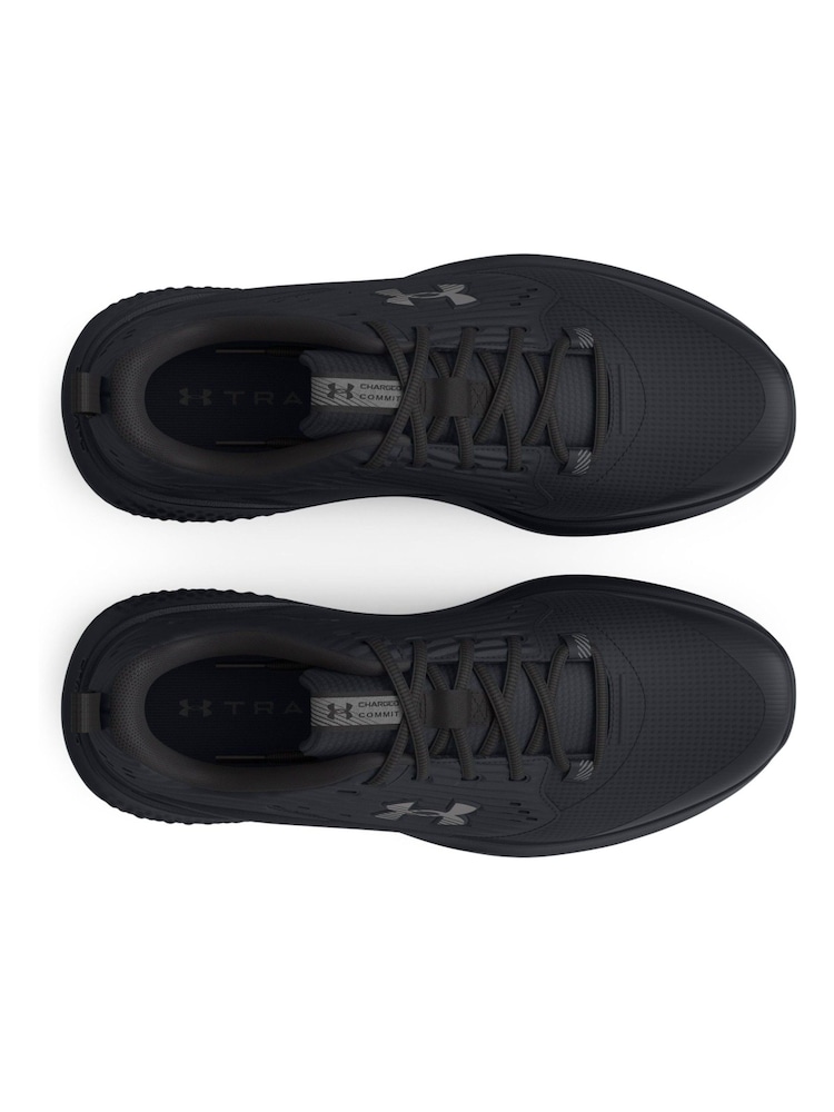 Under Armour Black Charged Commit 4 Trainers - Image 4 of 4