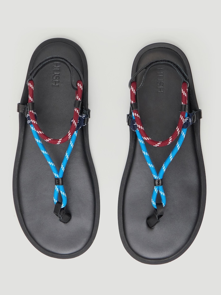 Hush Blue Leona Rope Sandals - Image 1 of 2
