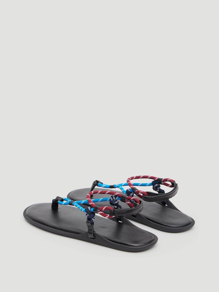 Hush Blue Leona Rope Sandals - Image 2 of 2