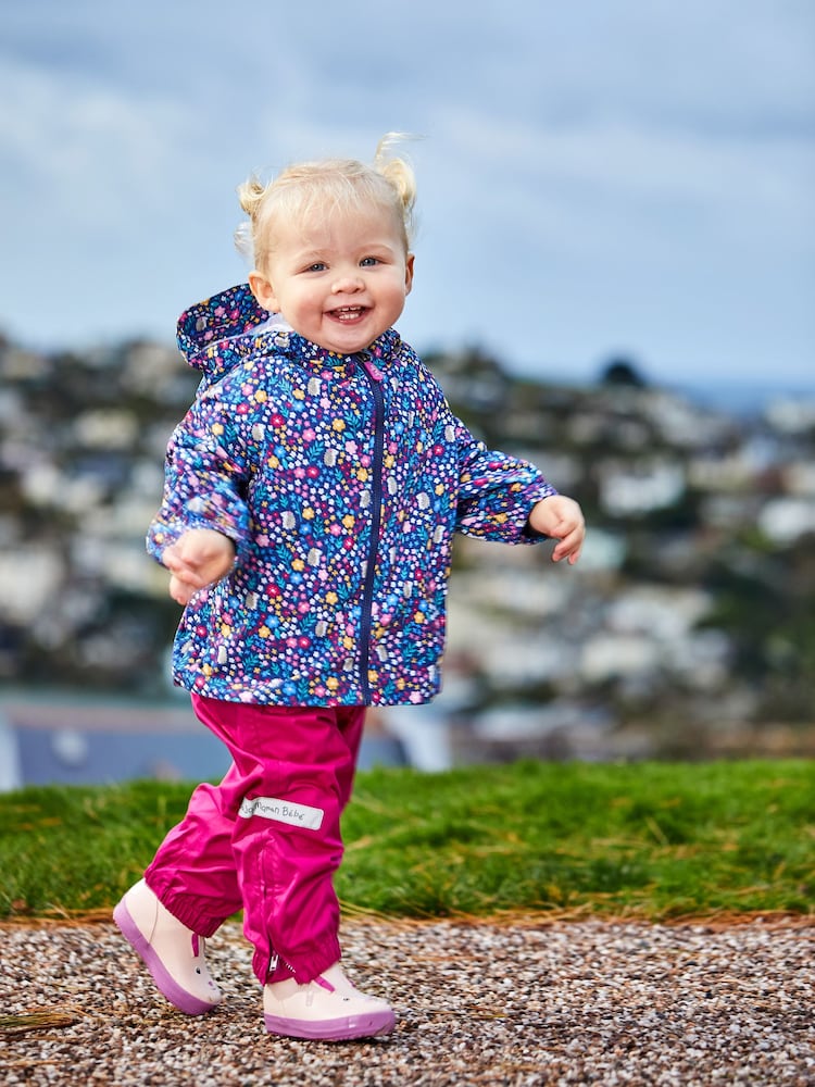 JoJo Maman Bébé Woodland Verstaubare Regenjacke - Bild 1 von 5