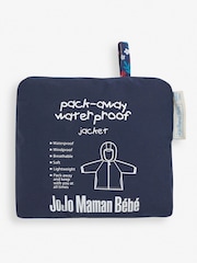 JoJo Maman Bébé Woodland Verstaubare Regenjacke - Bild 5 von 5