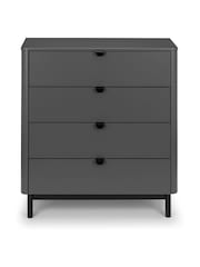 Julian Bowen Grey Chloe 4 Drawer Chest - Image 2 of 8