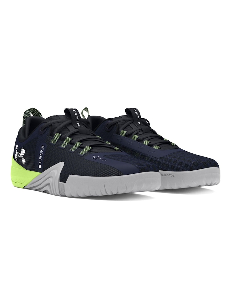 Under Armour Navy Tribase Reign 6 Trainers - Image 2 of 7 Under Armour Navy Tribase Reign 6 Trainers - Image 2 of 7