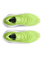 Under Armour Lime Green Phantom 4 Trainers - Image 3 of 5