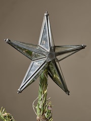 Nkuku Antique Silver Bakara Star Tree Topper - Image 2 of 3