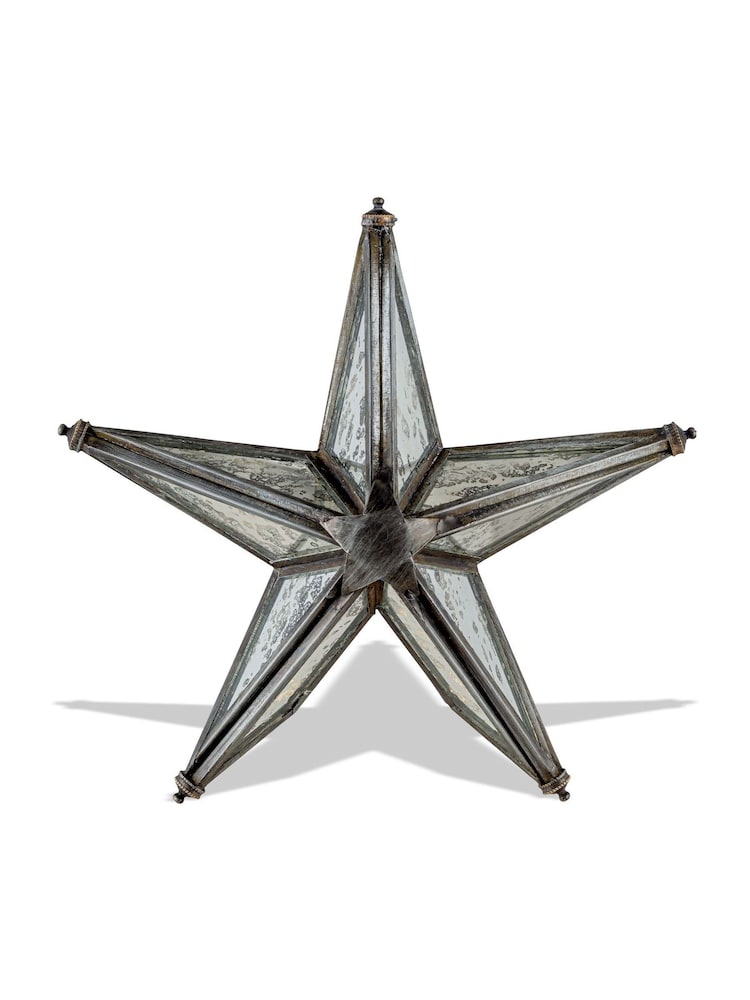 Nkuku Antique Silver Bakara Star Tree Topper - Image 3 of 3 Nkuku Antique Silver Bakara Star Tree Topper - Image 3 of 3