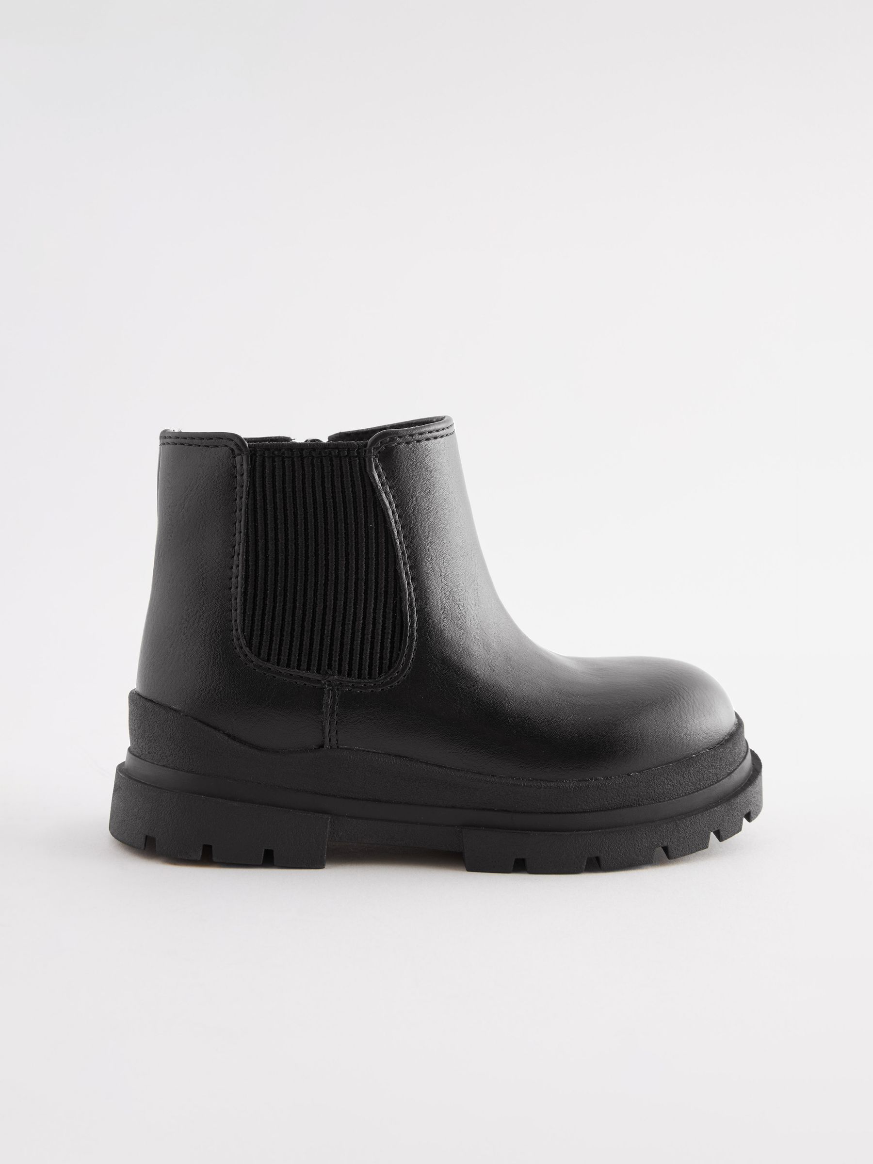 Chunky black chelsea boots discount