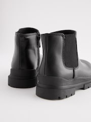 Black Chelsea Chunky Ankle Boots - Image 4 of 5