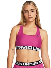 Under Armour Pink HG Mid Bra - Image 1 of 5