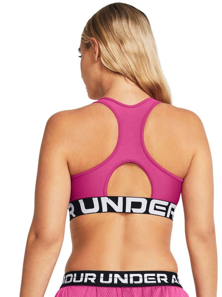 Under Armour Pink HG Mid Bra - Image 2 of 5