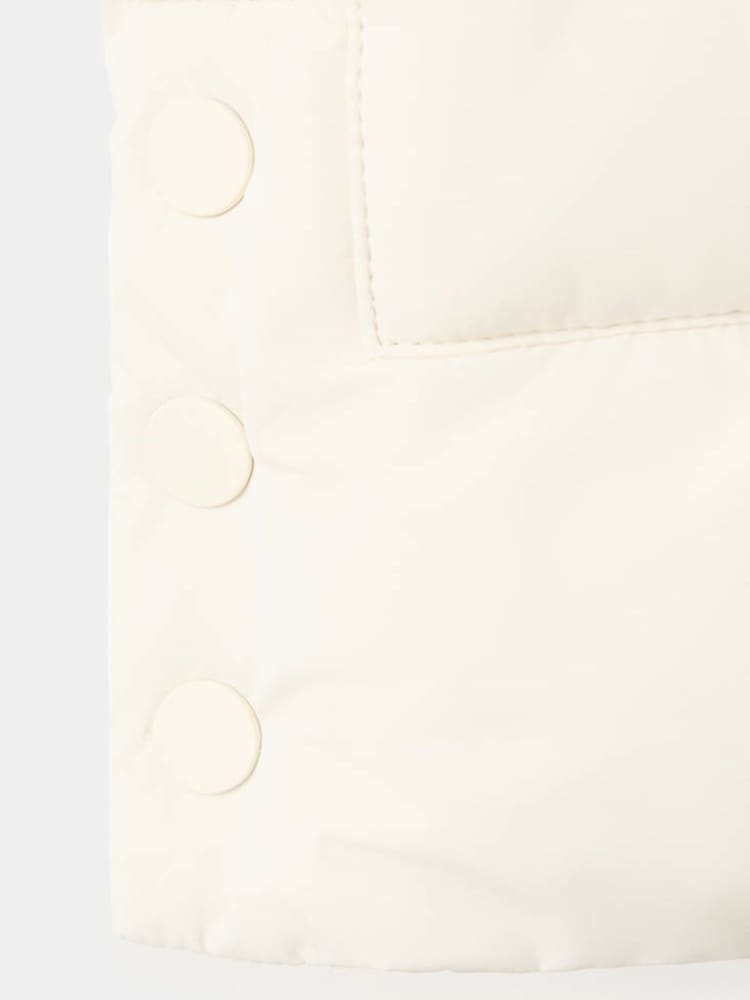 Mango Cream Padded Hooded Gilet Tokyo - Image 2 of 3