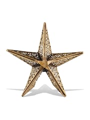 Nkuku Brass Bakara Star Tree Topper - Image 3 of 3