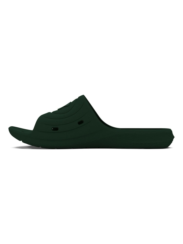 Under Armour Dark Green M Locker IV Sliders - Image 2 of 5