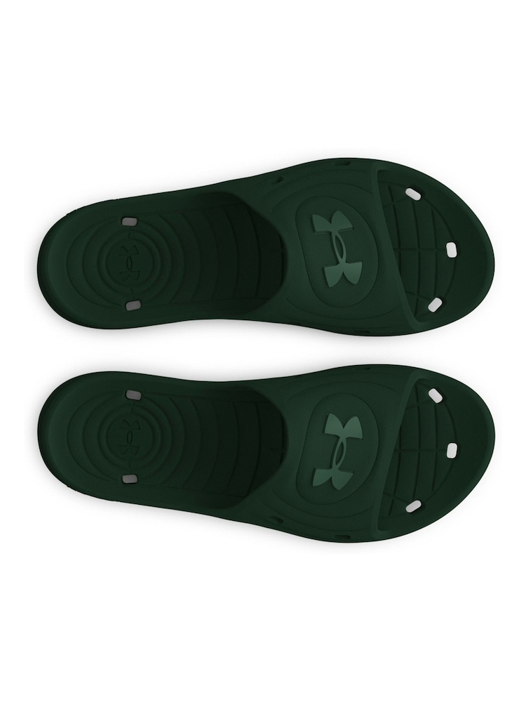 Under Armour Dark Green M Locker IV Sliders - Image 5 of 5